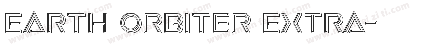Earth Orbiter Extra字体转换